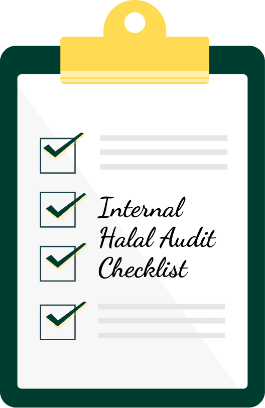 Ilustración de la lista de auditoría interna halal