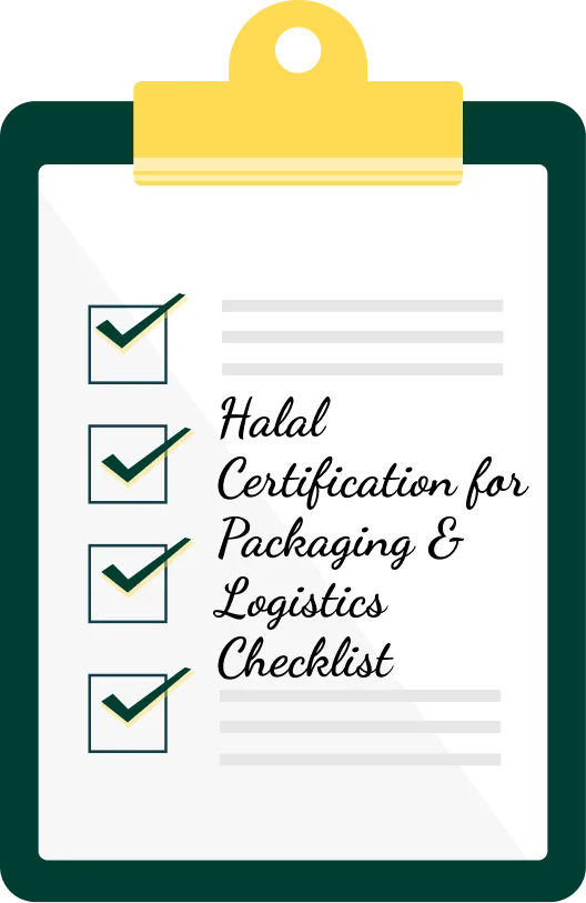 Lista de certificación halal para empaque y logística