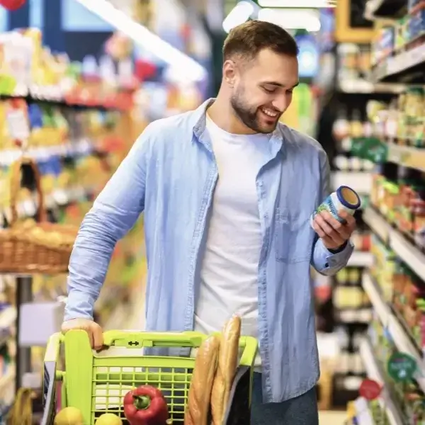 man-looking-at-a-product
