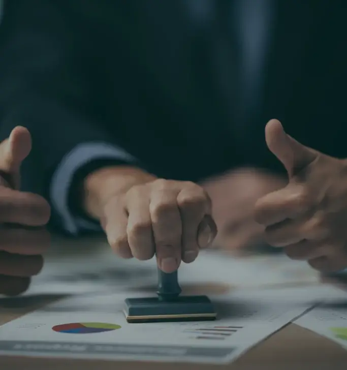 man looking at a product