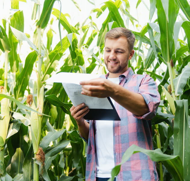 non-gmo-certification- man looking at a product