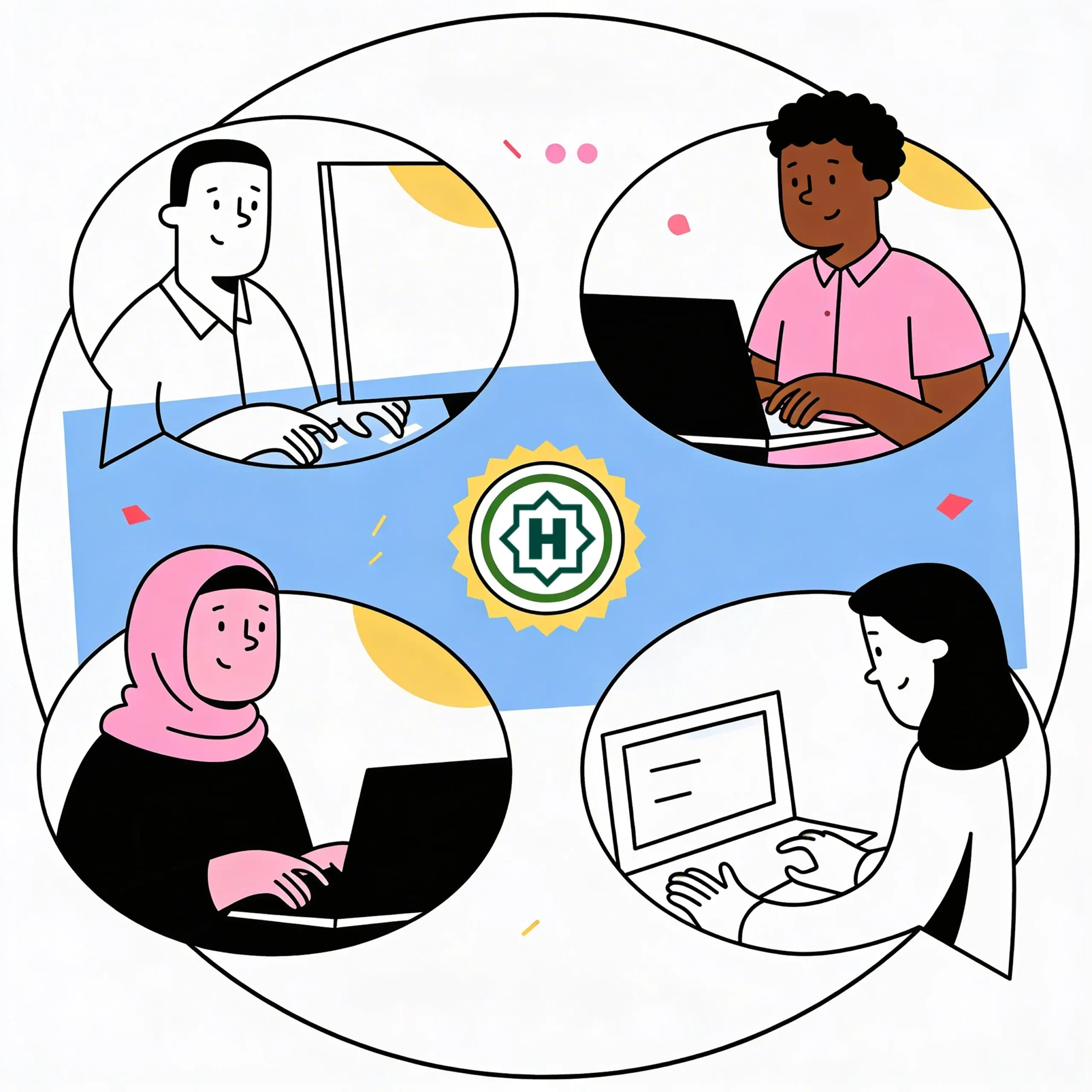 man looking at a product