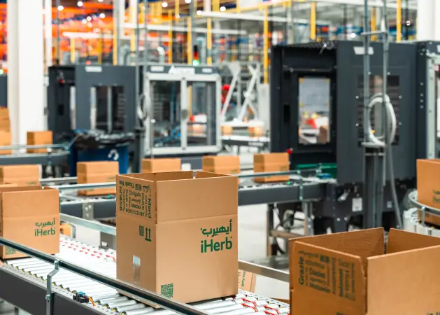 man looking at a product