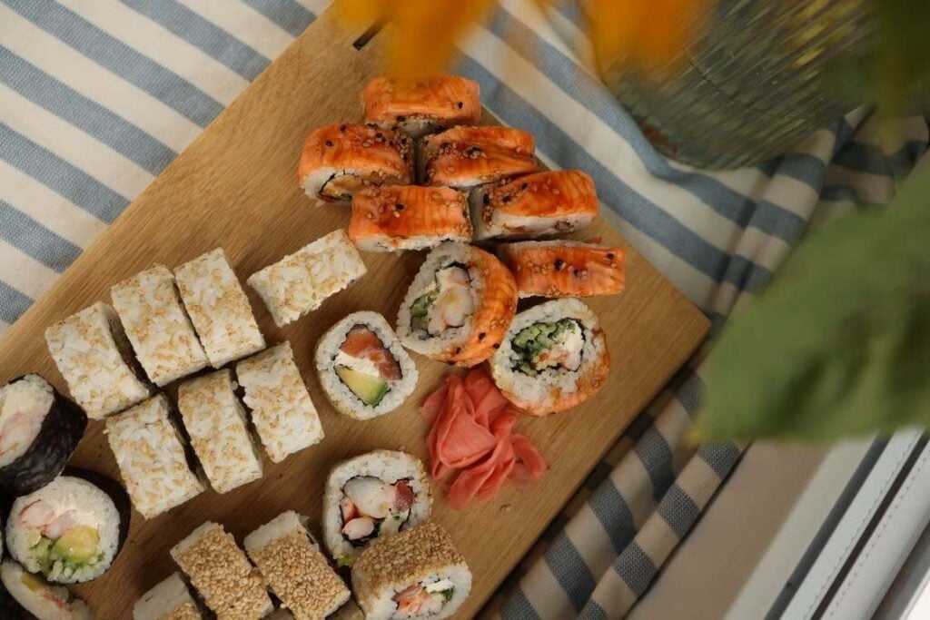 sushi is halal